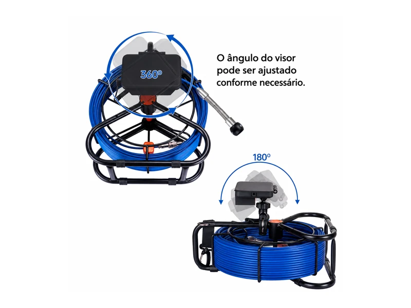 Boroscópio para Inspeção em Tubulação 10 a 120 metros - Borotec BT-1000 1
