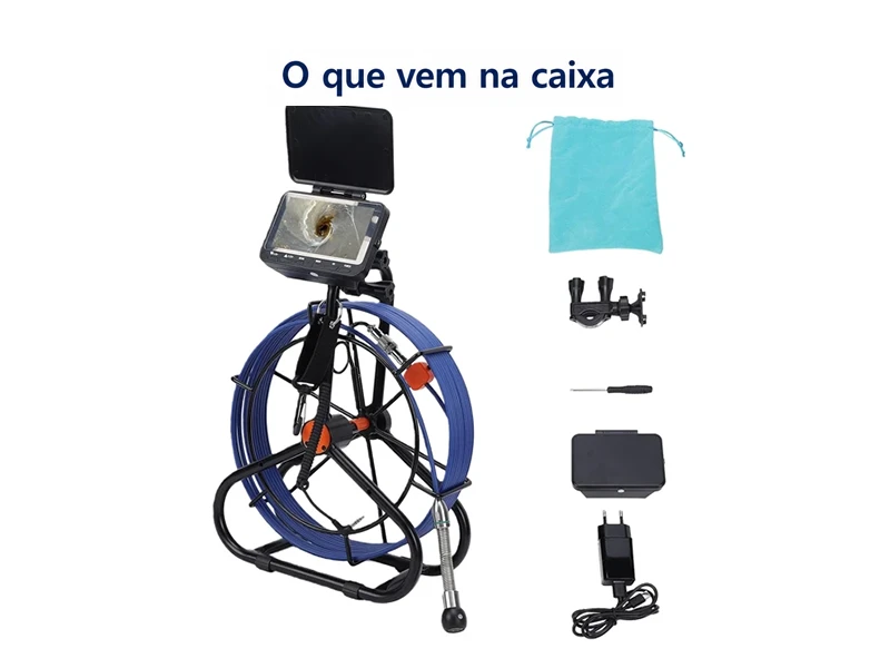 Boroscópio para Inspeção em Tubulação 10 a 120 metros - Borotec BT-1000 4
